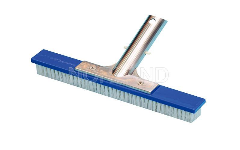 10'' Wall Brush with Polished Aluminum Back and Spring Clip Handle 10'' Wall Brush with Polished Aluminum Back and Spring Clip Handle