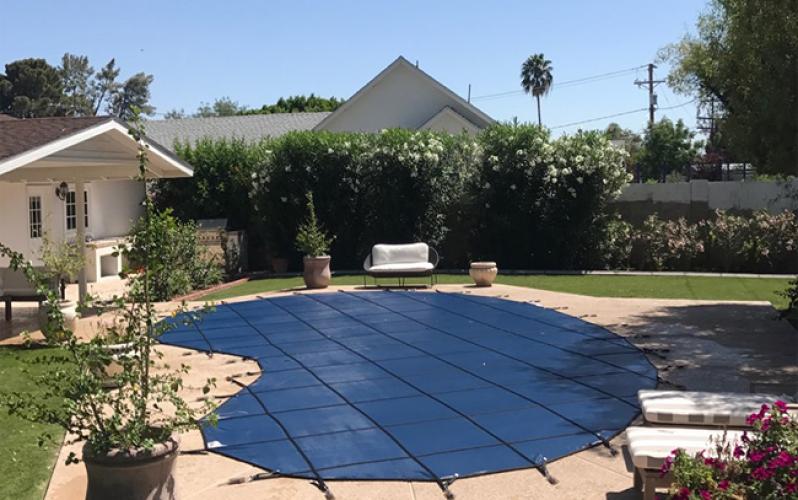 16*32FT Secure and Clean Solid Mesh Swimming Pool Safety Covers 16*32FT Secure and Clean Solid Mesh Swimming Pool Safety Covers