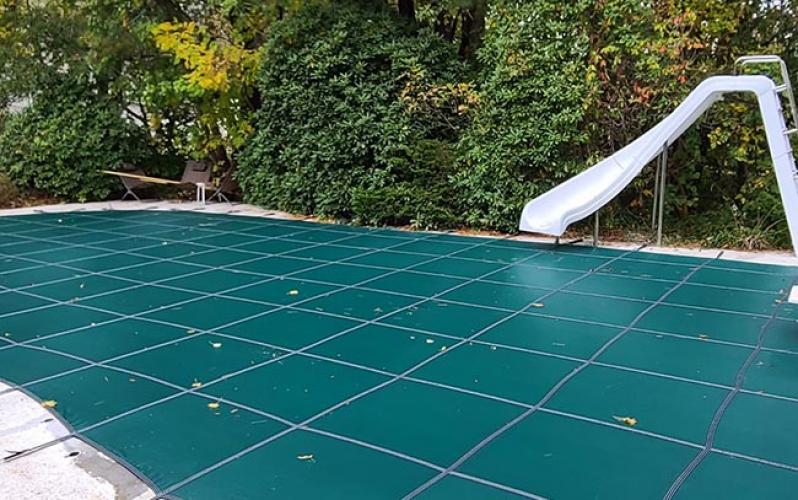 16*32FT Solid Mesh Swimming Pool Safety Covers
