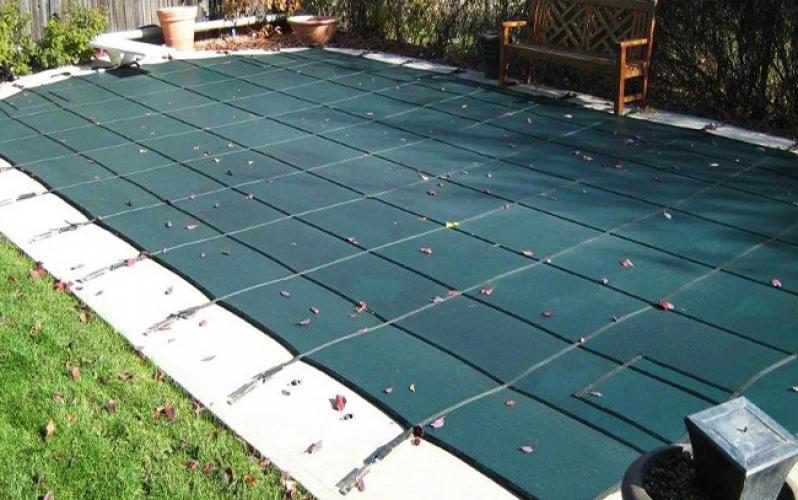 18*36FT Mesh Winter Safety Pool Covers for Inground Swimming Pools