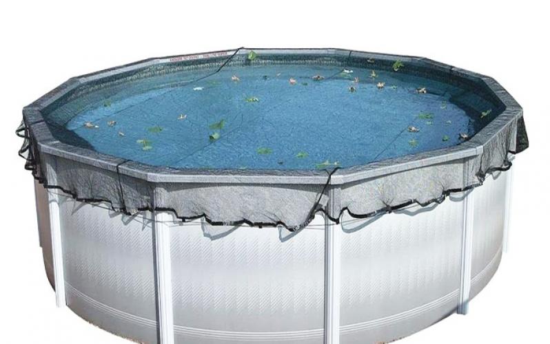 18 Foot Round Polyethylene Above Ground Pool Leaf Net Cover 18 Foot Round Polyethylene Above Ground Pool Leaf Net Cover