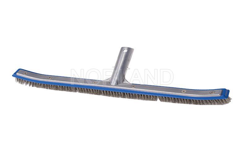 18'' Stainless Steel Algae Brush with Polished Aluminum Back 18'' Stainless Steel Algae Brush with Polished Aluminum Back