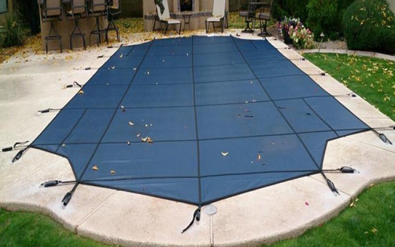 18X42FT Pool Safety Cover In-Ground Pool Cover Rectangle Safety Pool
