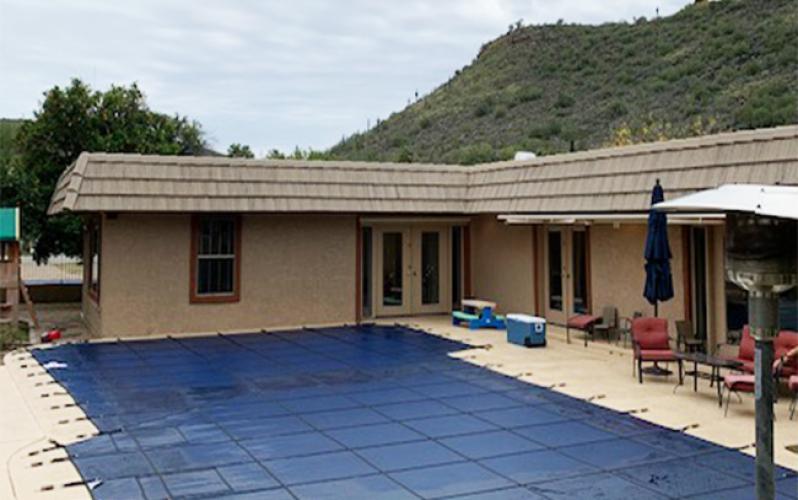 20-Year Ultra Light Green Solid Mesh In-Ground Pool Safety Cover