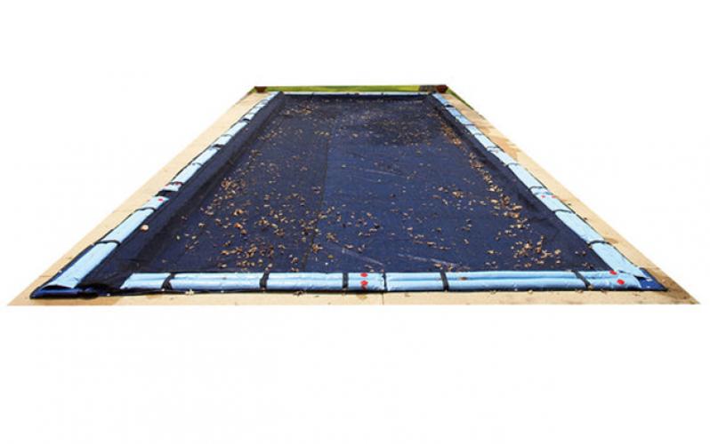 24-FT Round Leaf Net In-Ground Pool Safety Cover 24-FT Round Leaf Net In-Ground Pool Safety Cover