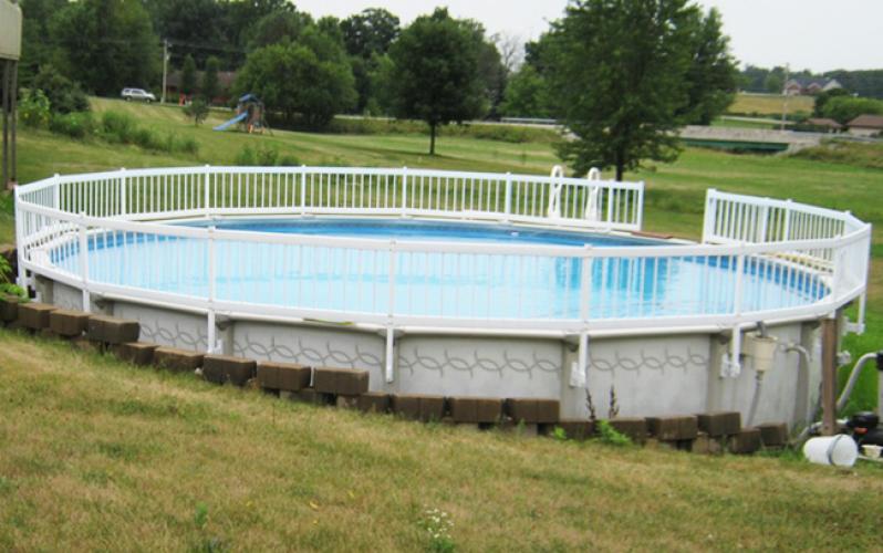 24FT White PVC Above Ground Swimming Pool Fencing Above Ground Temporary Swimming Pool Fence 24FT White PVC Above Ground Swimming Pool Fencing Above Ground Temporary Swimming Pool Fence