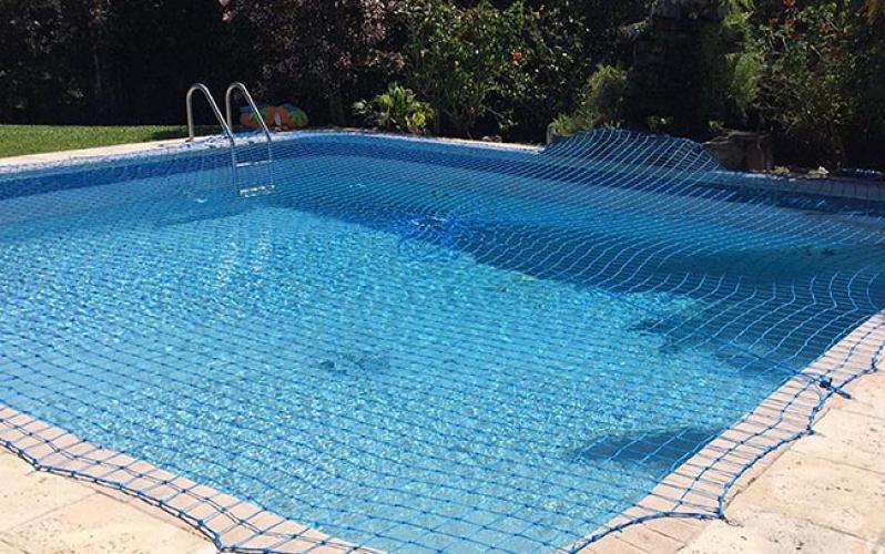 3.5mm-6mm Thick Swimming Pool Cover Safety Net Polyethylene Net