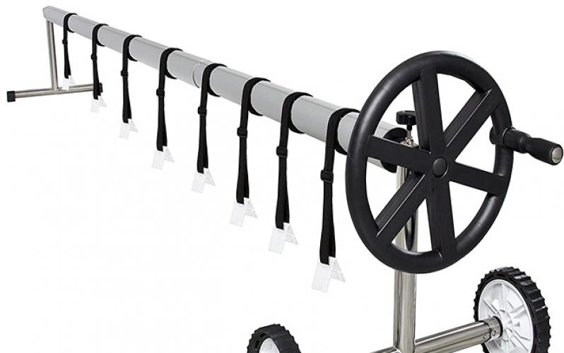 Adjustable Swimming Pool Solar Cover Roller Pool Blanket Reel with Wheels Adjustable Swimming Pool Solar Cover Roller Pool Blanket Reel with Wheels