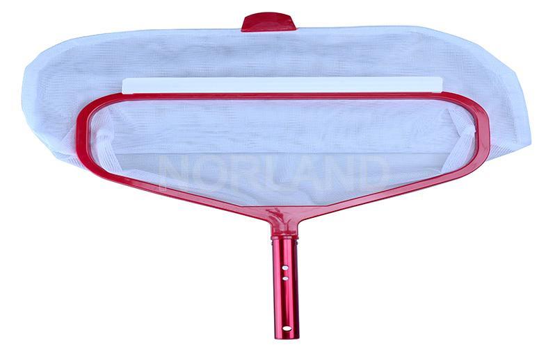 Aluminum Frame Nylon Net Pool Leaf Rake Leaf Skimmer with Edge Cleaner Aluminum Frame Nylon Net Pool Leaf Rake Leaf Skimmer with Edge Cleaner
