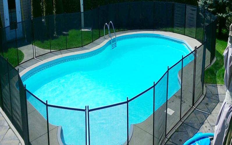 Black Safety Fencing Inground Swimming Pool Aluminum Pool Fence