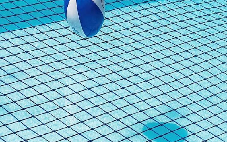 Child-Safe Pool Covers Nylon Safety Net for Inground Swimming Pools