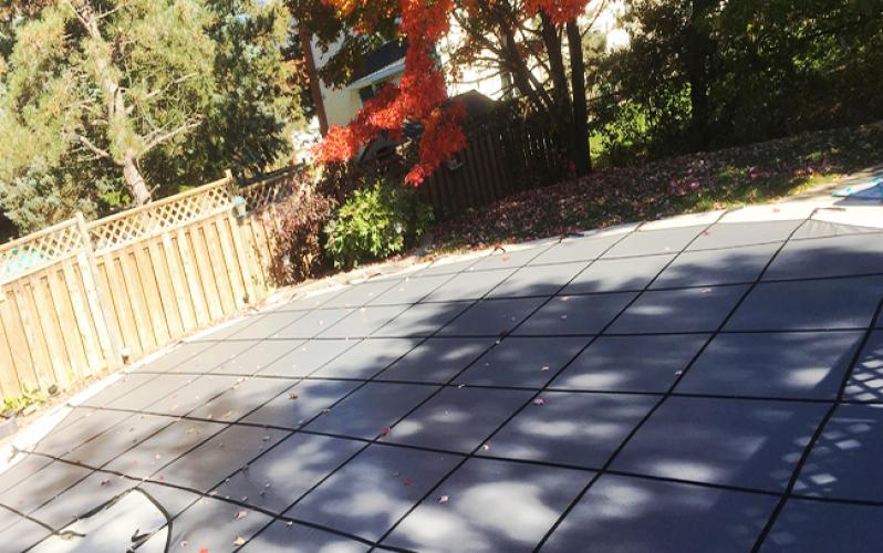 Custom Pool Safety Covers Mesh Winter Cover for Inground Pools