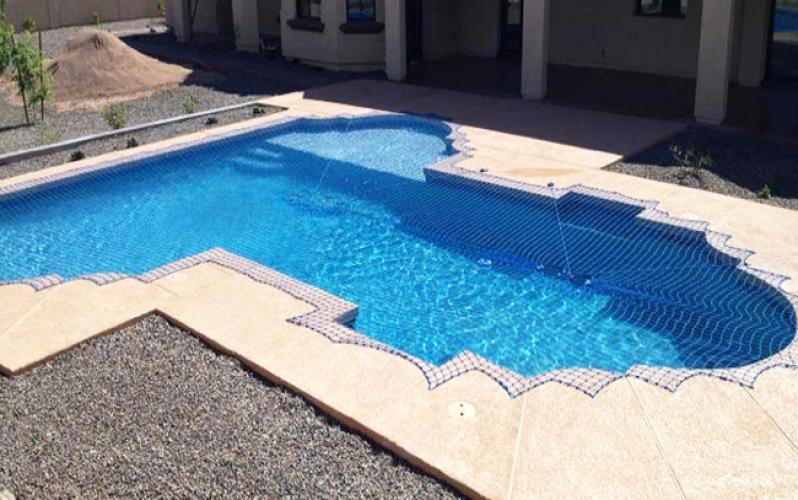 Easy Removal and Re-Installation Swimming Pool Safety Cover Net