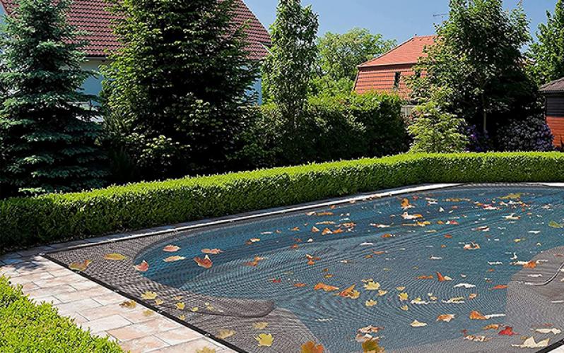 Easy to Remove Polyethylene Leaf Net Above Ground Pool Cover Easy to Remove Polyethylene Leaf Net Above Ground Pool Cover