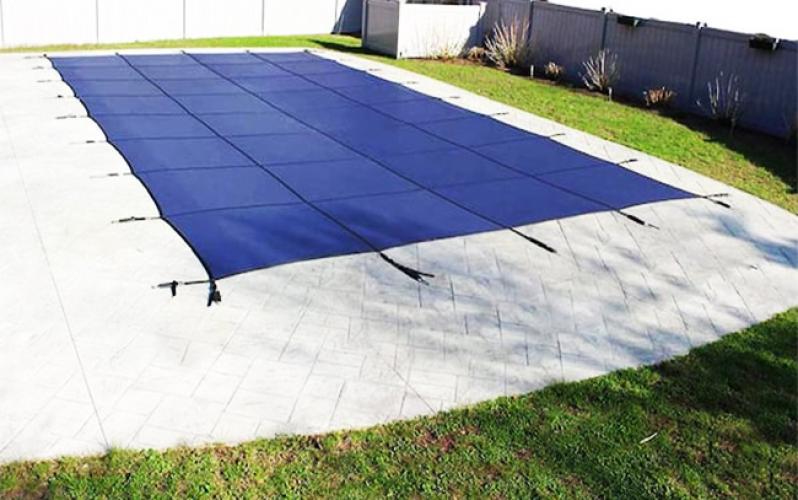 Factory Supply PP Mesh Material Safety Cover for Inground Swimming Pools