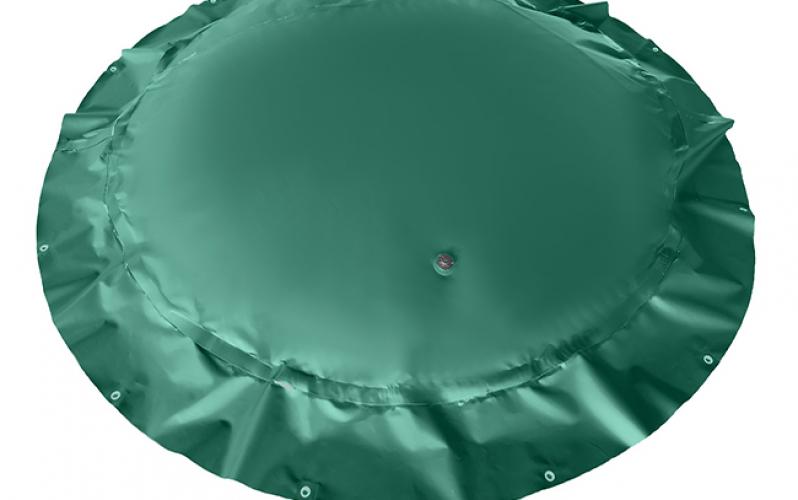 Green Inflatable Pool Cover PVC Tarpaulin Round Cover Winter Pool Cover