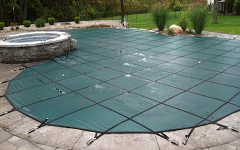 Heavy Duty Anti-UV PP Mesh Pool Cover Pool Safety Cover