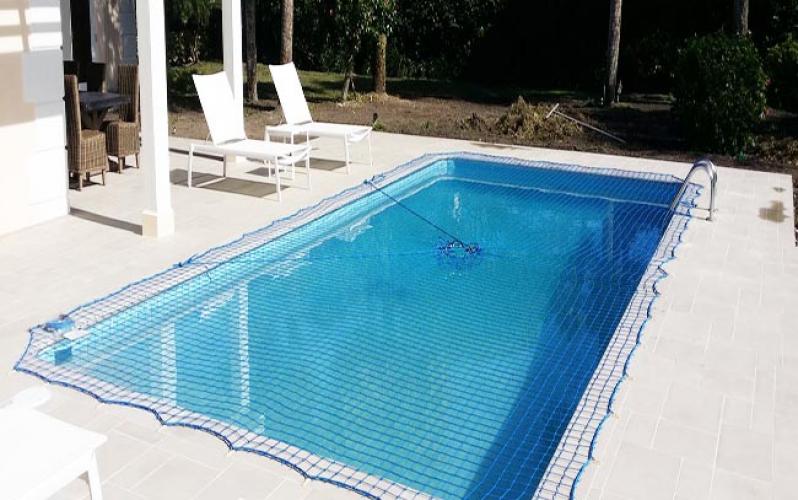 High Density Polyethylene Braid Swimming Pool Cover Safety Net
