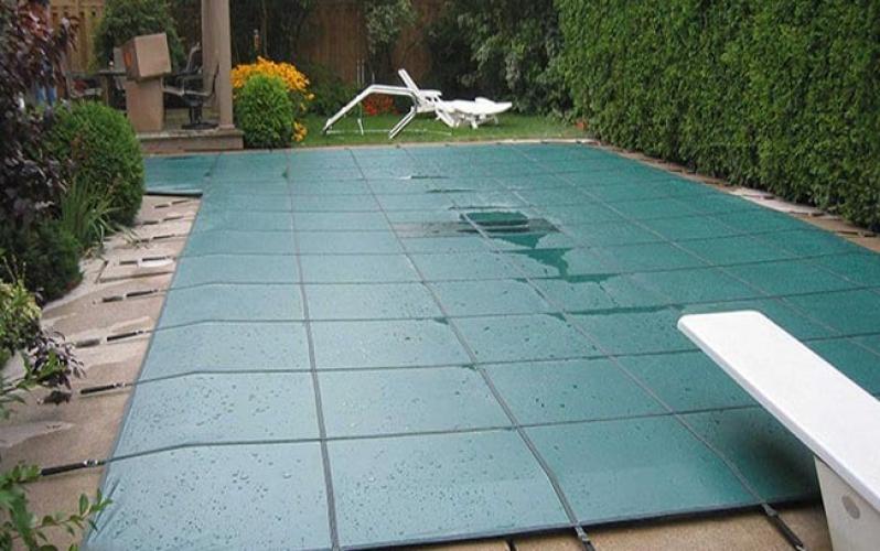 High Strength PP Mesh Pool Cover Solid Pool Cover