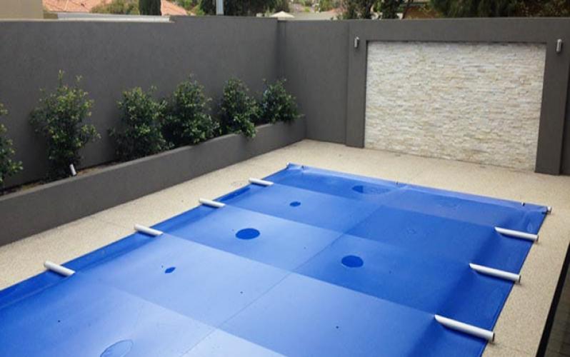 In-Ground Pool Cover Solid Safety Pool Cover with Aluminum Battens In-Ground Pool Cover Solid Safety Pool Cover with Aluminum Battens