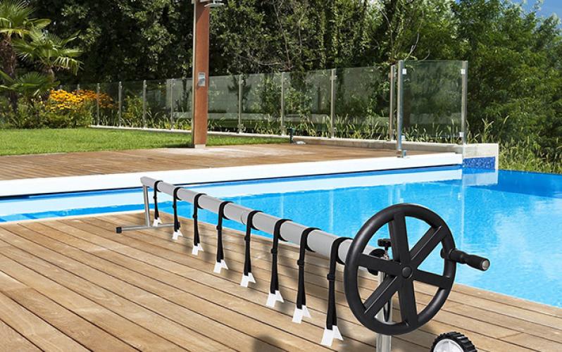 In Ground Pool Solar Blanket Cover Reels for Swimming Pool Covers Roller