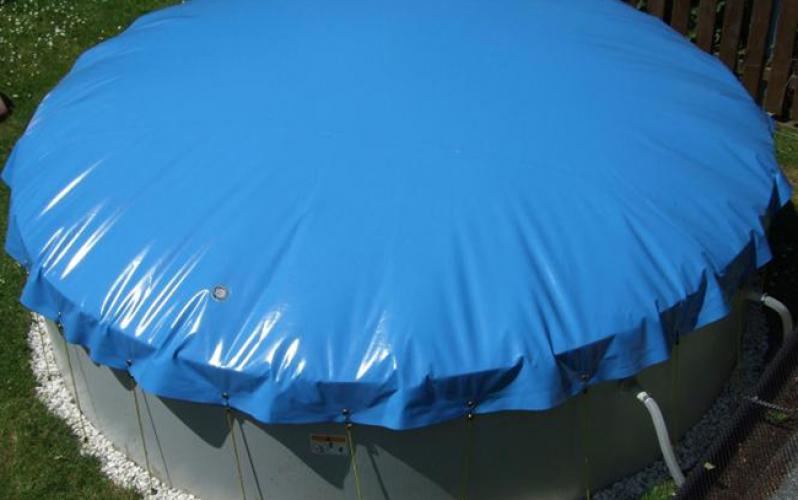 Norland Blue Round Inflatable Swimming PVC Cover for Inground and Above Ground Pools