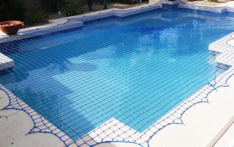 Norland Swimming Pool Safety Net for Small Pools and Spas with Regular and Irregular Shapes