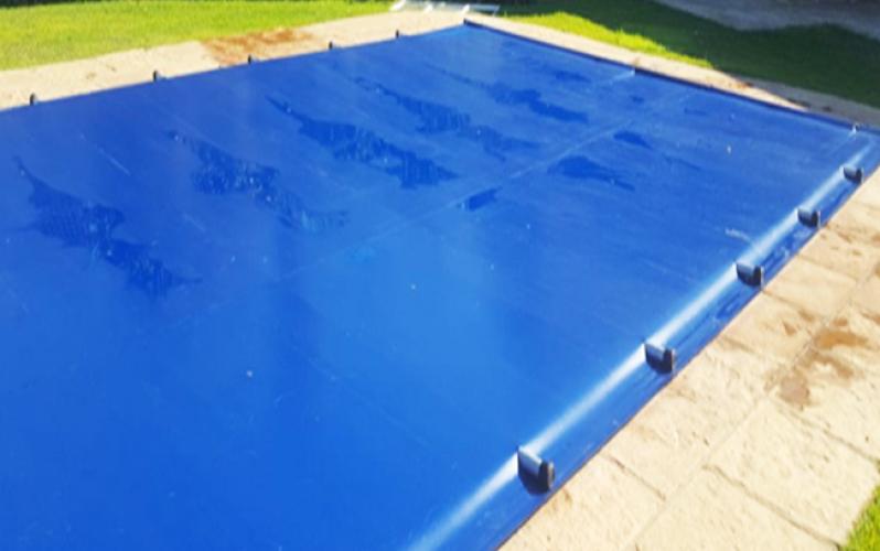 PVC Swimming Pool Safety Cover Retractable Pool Cover
