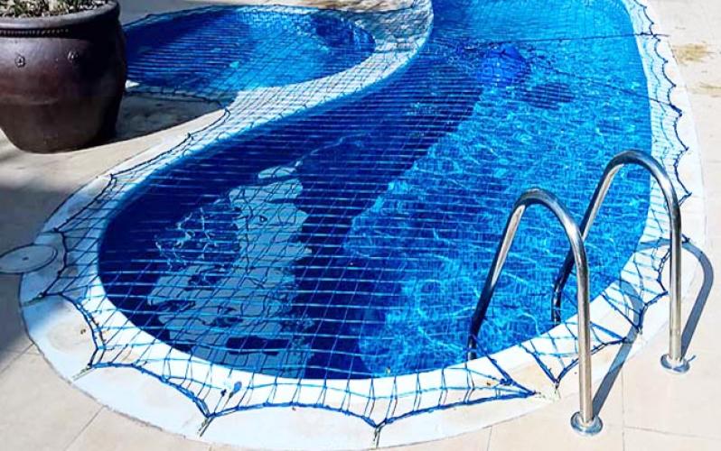 Polyethylene Anti-UV Treated Braid Swimming Pool Cover Safety Net