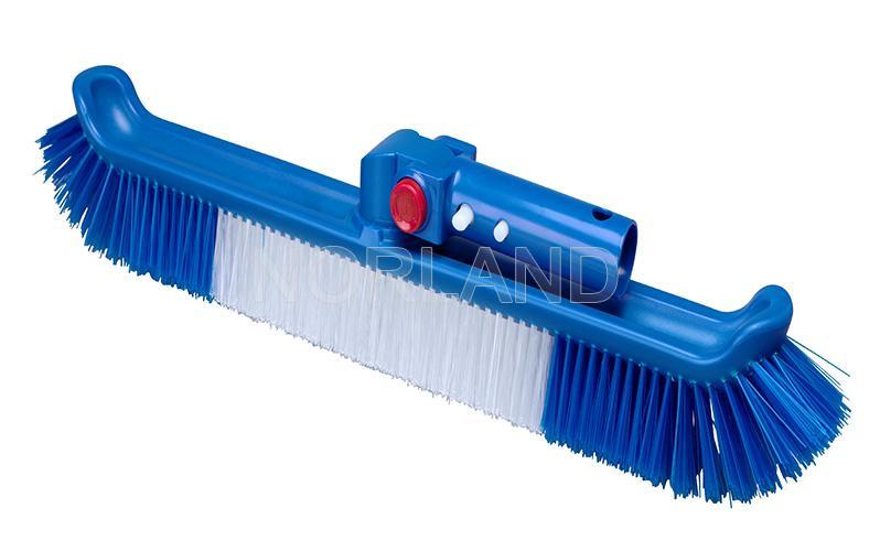 Pool Cleaning Wall Brush with Adjustable Handle