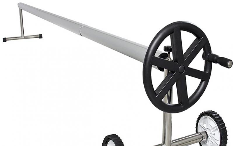 Pool Solar Blanket Roller Swimming Pool Cover Reel Set Pool Solar Blanket Roller Swimming Pool Cover Reel Set