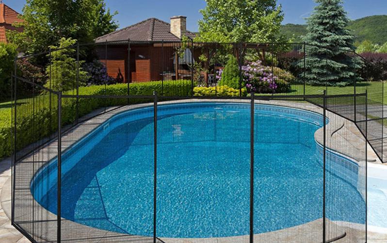 Portable Mesh Fence Aluminium Swimming Pool Fence