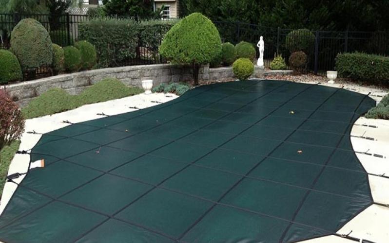 Rectangle Inground Safety Pool Cover Winter Pool Cover