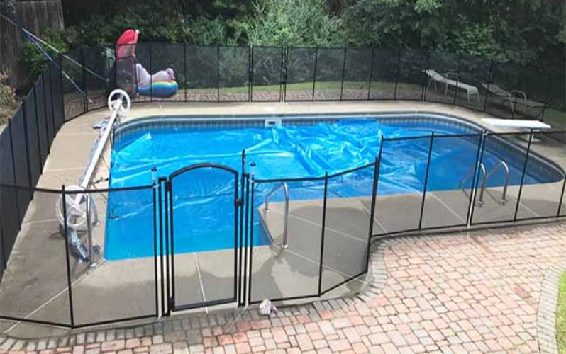 Removable DIY Pool Fencing for Inground Swimming Pools