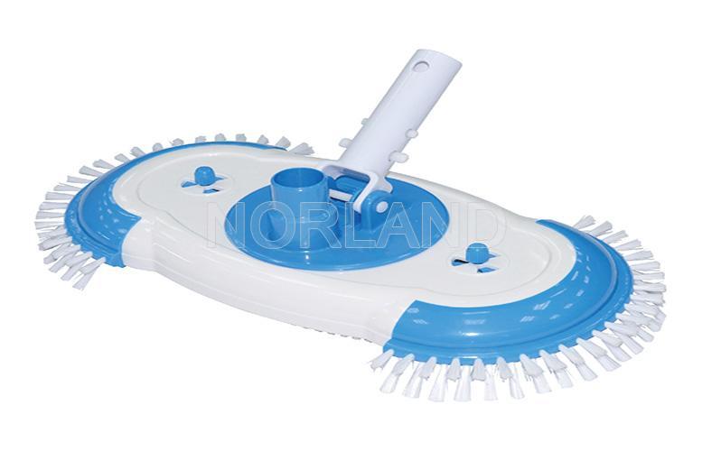 Rotative Vacuum Head with Side Brushes and Air Relief Valve Rotative Vacuum Head with Side Brushes and Air Relief Valve