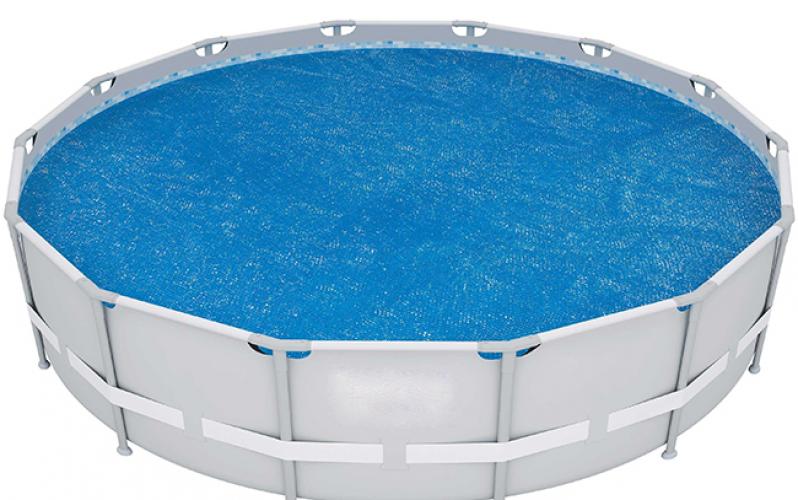 Round Above-Ground Swimming Pool Solar Cover PE Bubble Cover