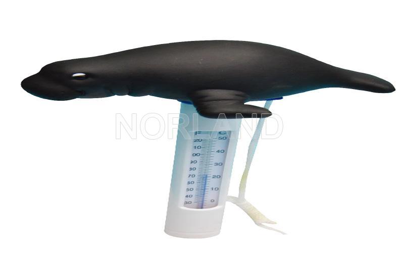 Round Thermometer Walrus
