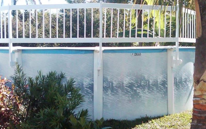 Sentry Safety Premium Guard Above Ground Pool Fence PVC Swimming Pool Fence