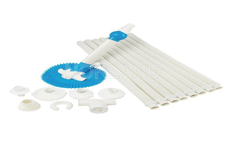 Small Automatic Pool Cleaner with Spiral Wound Hose and Universal Flow Regular