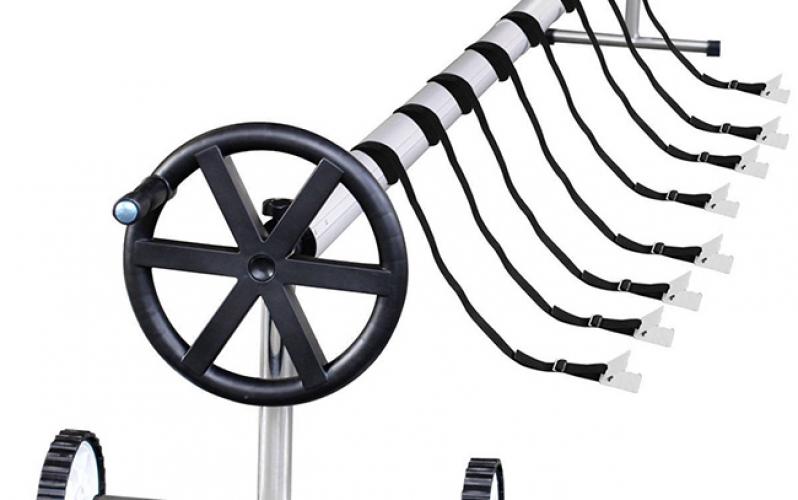 Solar Adjustable Swimming Pool Blanket Cover Roller with Wheels Solar Adjustable Swimming Pool Blanket Cover Roller with Wheels