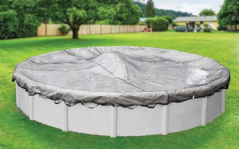 Swimming Above Ground Pool Cover Safety Waterproof Net Material