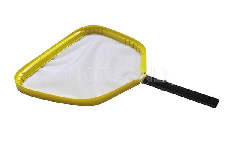 Swimming Pool Leaf Skimmer with Plastic Frame and Aluminum Handle
