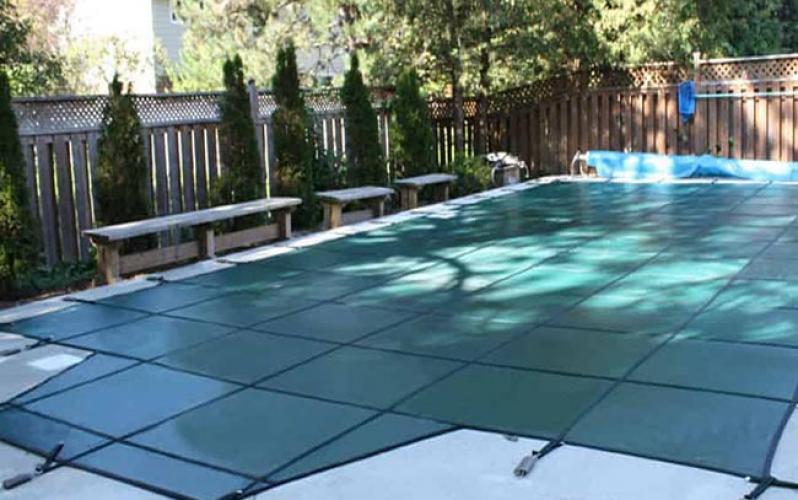 Swimming Pool Safety Cover In-Ground Pool Cover Winter Pool Cover