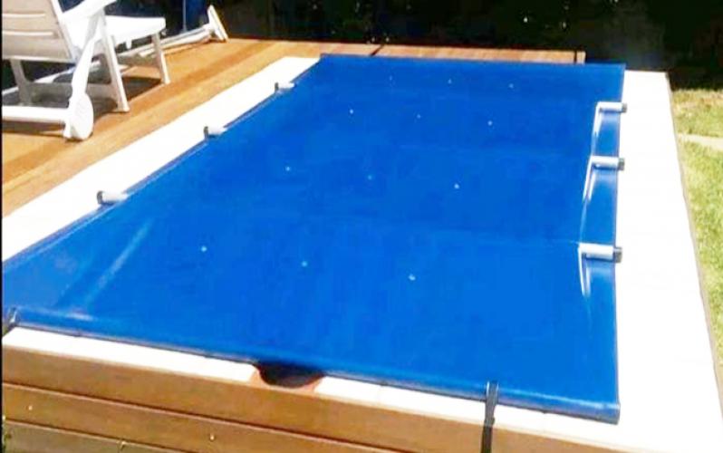 Swimming Pool Safety Pool Cover with Reinforcing Aluminium Bars Swimming Pool Safety Pool Cover with Reinforcing Aluminium Bars