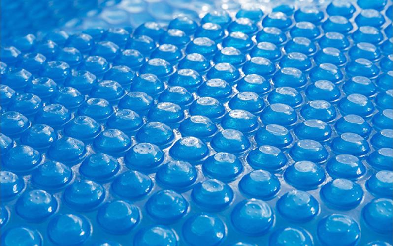 Swimming Pool Solar Pool Bubble Cover with Blue Color