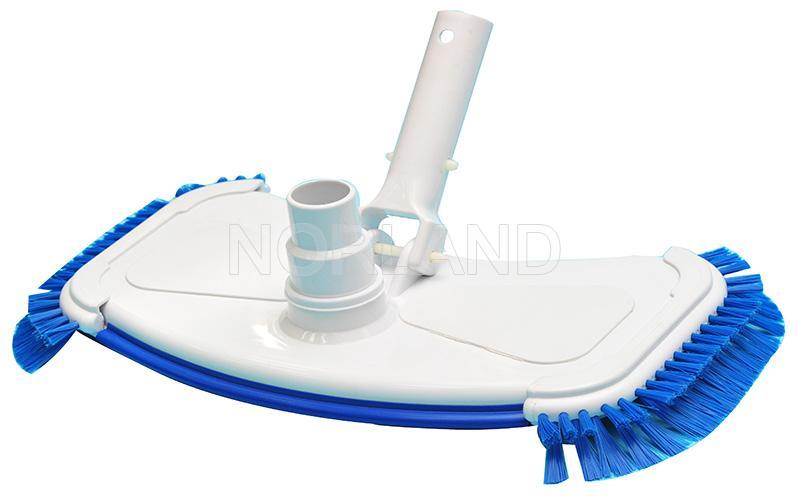 Swimming Pool Wall Brush Vacuum Head with Side Brushes Swimming Pool Wall Brush Vacuum Head with Side Brushes