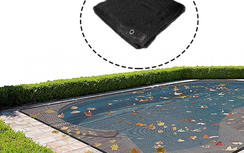 Tighter Knitting and Durable Leaf Net Cover for 16 X 32FT Inground Pools