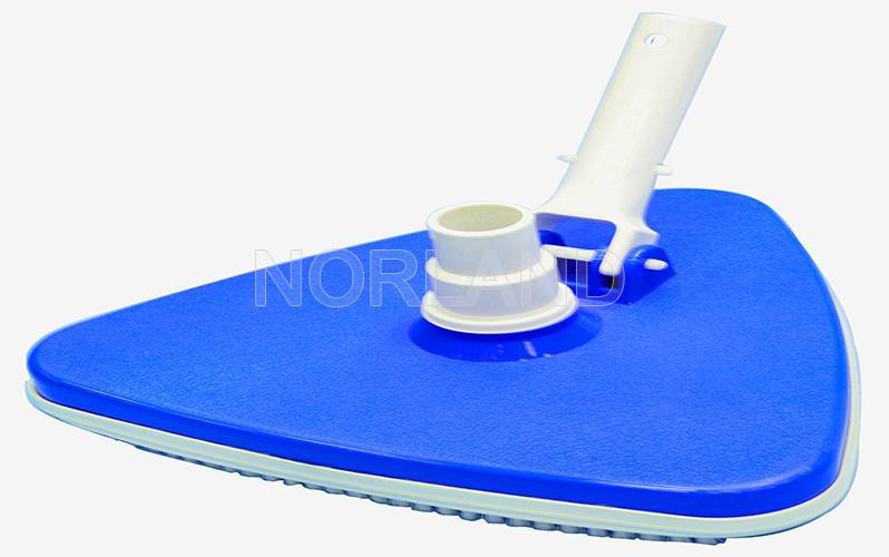Triangle Weighted Spa Swimming Pool Vacuum Brush Cleaner with Swivel