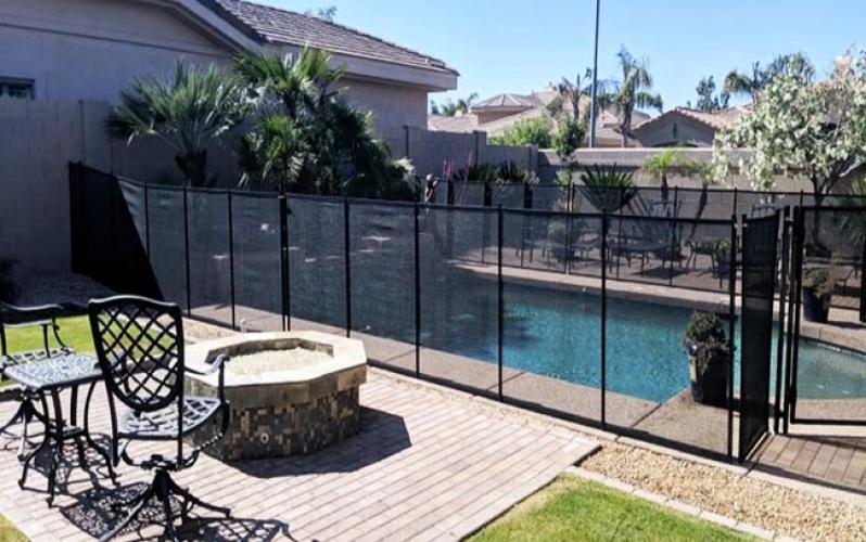 Versatile Uses Mesh Pool Barrier Removable Pool Fence Versatile Uses Mesh Pool Barrier Removable Pool Fence