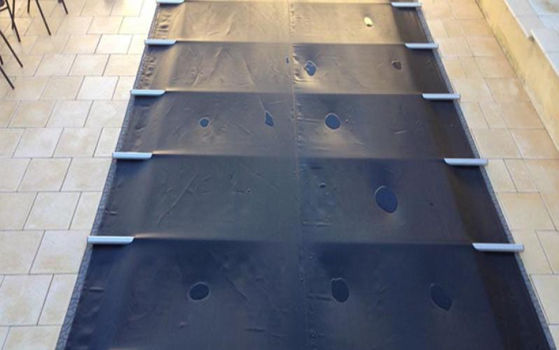 Waterproof PVC Tarpaulin Swimming Pool Cover with Aluminum Poles Waterproof PVC Tarpaulin Swimming Pool Cover with Aluminum Poles